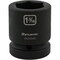 Dynamic 1" Drive Standard Socket, Black Phosphate, Tools 1-5/16" X 1" Drive, 6 Point Standard Length D025342 - alternate 1